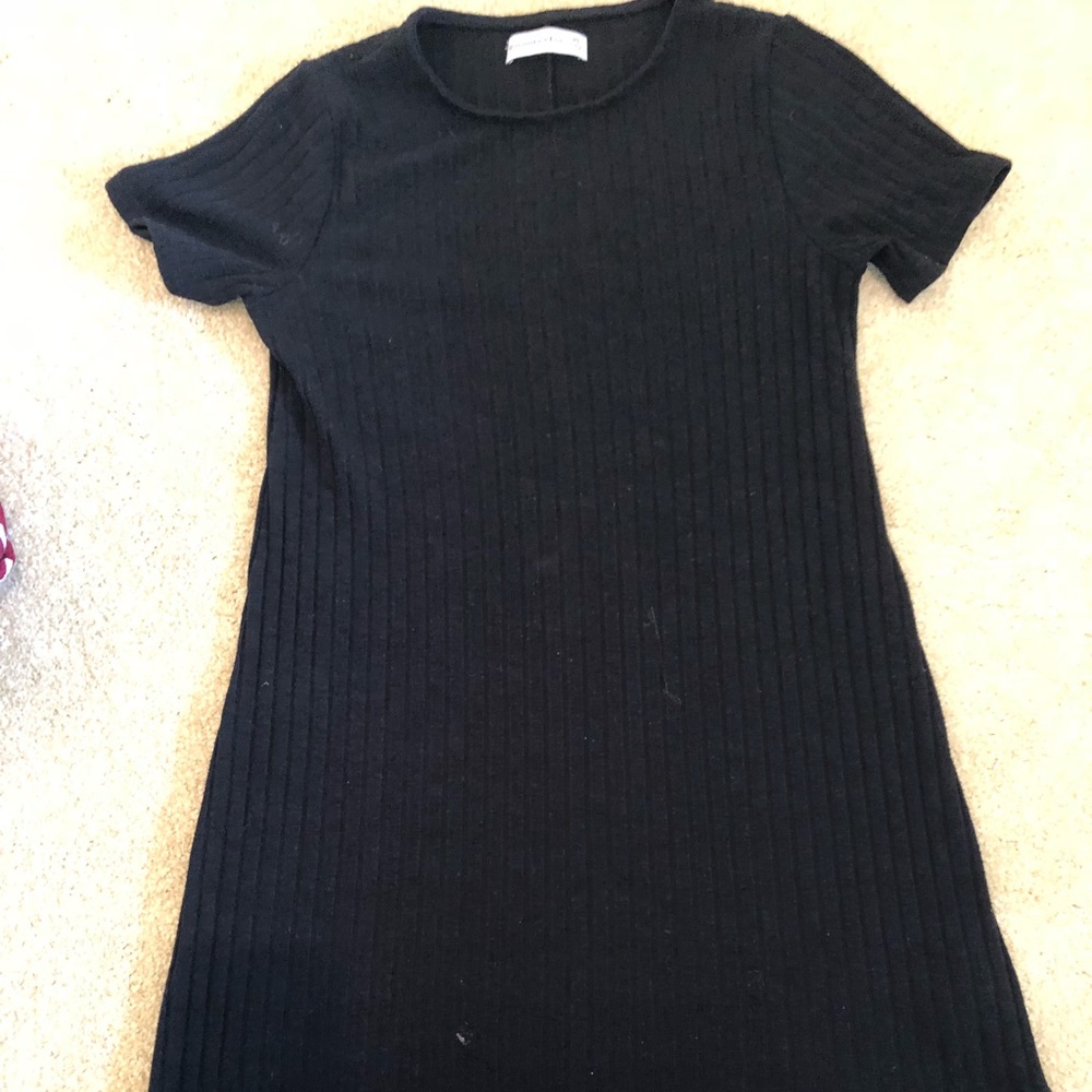 Black t shirt dress